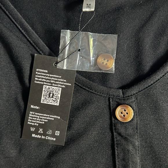 Black Midi Summer Dress, Size M - Picture 4 of 6